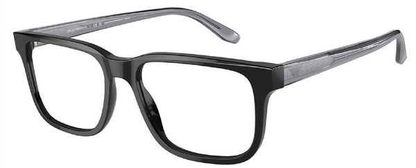  Emporio Armani EA3218 Eyeglasses Men's Full Rim Square Shape 