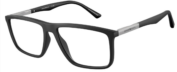  Emporio Armani EA3221 Eyeglasses Men's Full Rim Rectangle Shape 