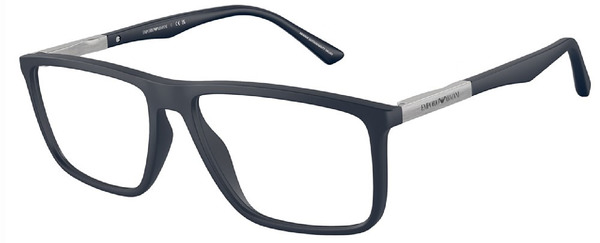  Emporio Armani EA3221 Eyeglasses Men's Full Rim Rectangle Shape 