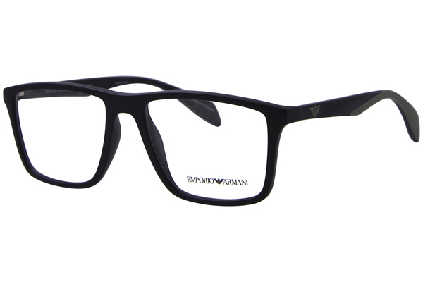  Emporio Armani EA3230 Eyeglasses Men's Full Rim Square Shape 