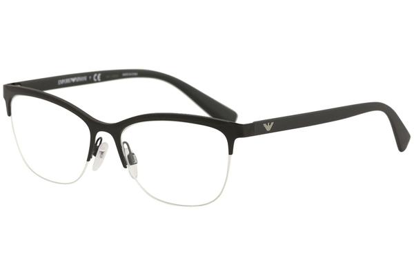 Emporio Armani Women's Eyeglasses EA1068 EA/1068 Half Rim Optical Frame |  