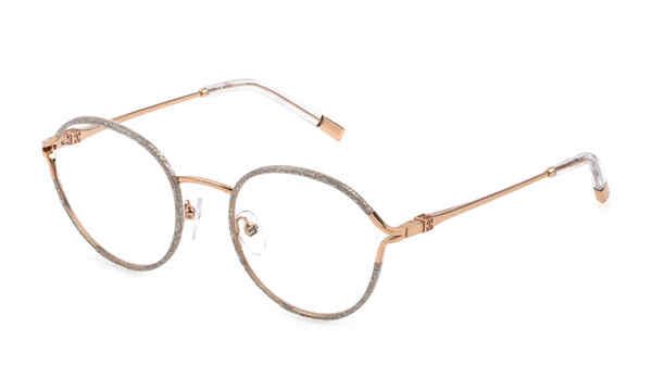 Escada VESB91 Eyeglasses Women's Full Rim Round Shape