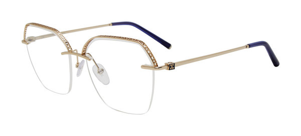  Escada VESD63 Eyeglasses Women's Semi Rim 