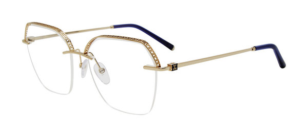 Escada VESD63 Eyeglasses Women's Semi Rim