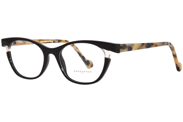  Face A Face Bahia Eyeglasses Women's Full Rim Cat Eye 