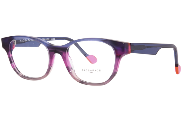  Face A Face Blake Eyeglasses Women's Full Rim Cat Eye 