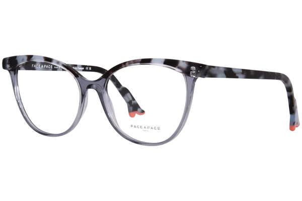  Face A Face Bocca Kahlo-3 Eyeglasses Women's Full Rim Cat Eye 