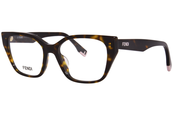 Fendi FE50001I Eyeglasses Women's Full Rim Cat Eye