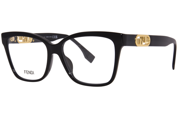  Fendi FE50025I Eyeglasses Women's Full Rim Cat Eye 