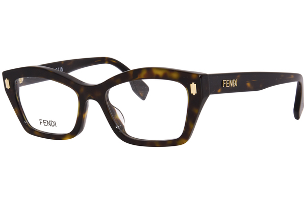  Fendi FE50038I Eyeglasses Women's Full Rim Cat Eye 