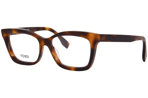 Fendi FE50057I Eyeglasses Women's Full Rim Cat Eye