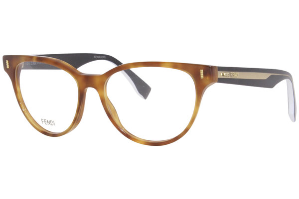  Fendi FF0164 Eyeglasses Women's Full Rim Round Shape 