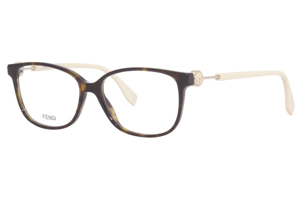  Fendi FF0346 Eyeglasses Women's Full Rim Square Shape 