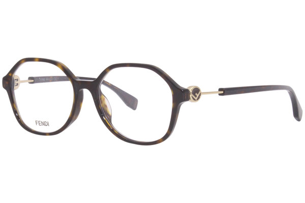  Fendi FF0366/F Eyeglasses Women's Full Rim Square Shape 