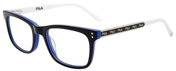  Fila VFI151 Eyeglasses Youth Kids Boy's Full Rim Square Shape 