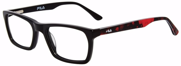  Fila VFI286 Eyeglasses Youth Kids Boy's Full Rim Square Shape 