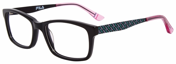  Fila VFI288 Eyeglasses Youth Kids Girl's Full Rim Square Shape 