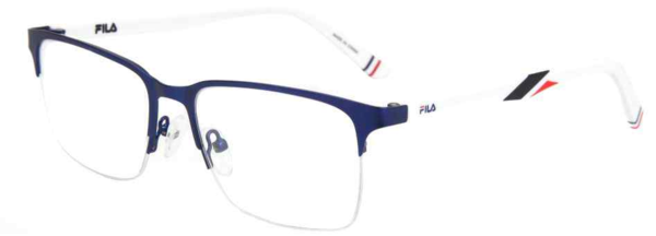 Fila VFI343 Eyeglasses Men's Semi Rim Rectangle Shape