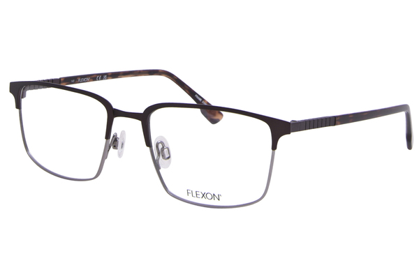 Flexon E1128 Eyeglasses Men's Full Rim Rectangle Shape