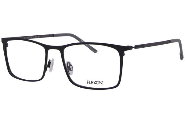 Flexon E1144 Eyeglasses Men's Full Rim Rectangle Shape