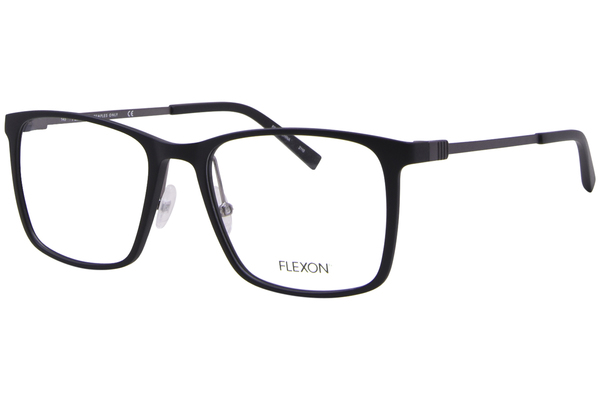 Flexon EP8011 Eyeglasses Men's Full Rim Rectangle Shape