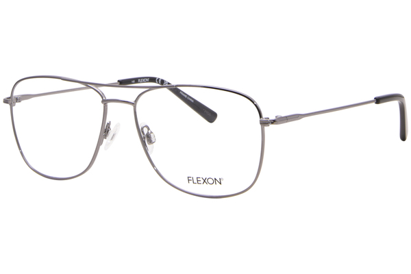 Flexon H6065 Eyeglasses Men's Full Rim Rectangle Shape