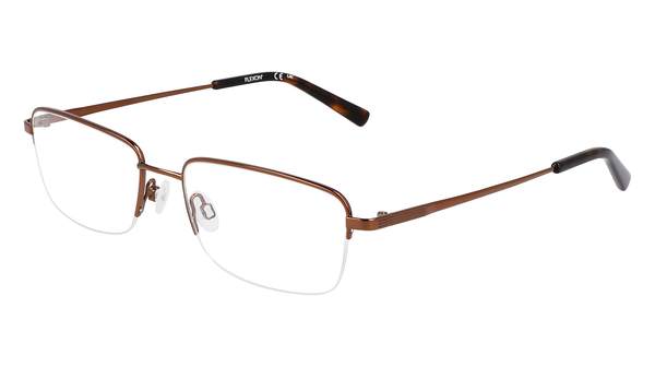 Flexon H6067 Eyeglasses Men's Semi Rim Rectangle Shape