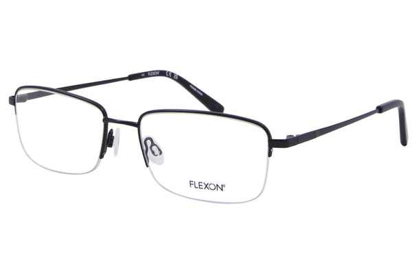 Flexon H6067 Eyeglasses Men's Semi Rim Rectangle Shape