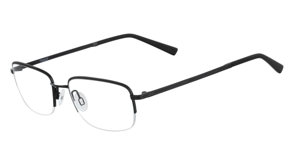 Flexon Melville 600 Eyeglasses Men's Semi Rim Rectangle Shape