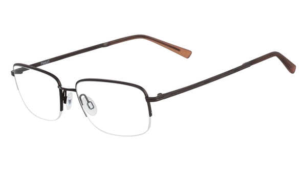 Flexon Melville 600 Eyeglasses Men's Semi Rim Rectangle Shape