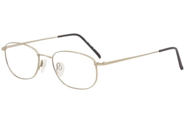  Flexon 600 Flexible Titanium Eyeglasses Men's Full Rim Oval Shape 