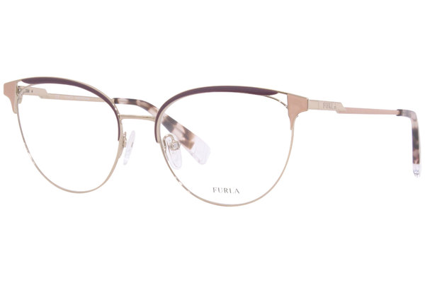 Furla VFU294 Eyeglasses Frame Women's Full Rim Cat Eye