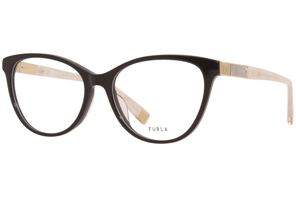 Furla VFU388 Eyeglasses Women's Full Rim Cat Eye Optical Frame