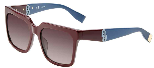  Furla SFU594 Sunglasses Women's Square Shape 