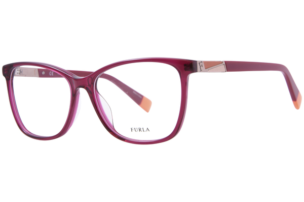 Furla VFU190 Eyeglasses Women's Full Rim Square Optical Frame