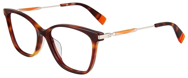  Furla VFU298 Eyeglasses Women's Full Rim Square Shape 