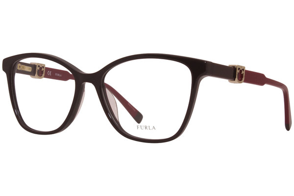 Furla VFU352 Eyeglasses Women's Full Rim Cat Eye