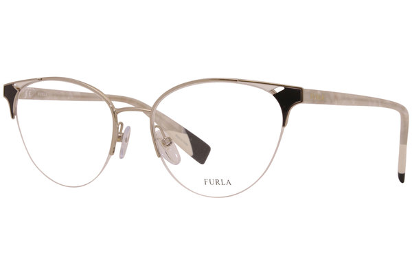 Furla VFU361 Eyeglasses Women's Full Rim Cat Eye Optical Frame