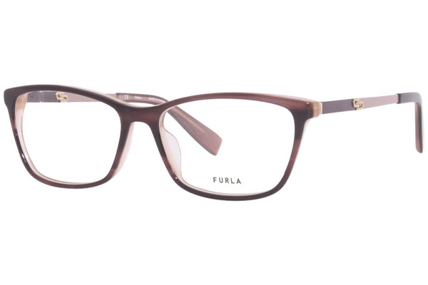 Furla VFU494 Eyeglasses Frame Women's Full Rim Rectangular