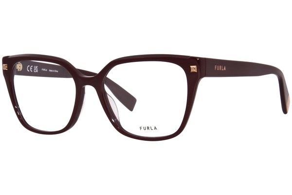  Furla VFU547 Eyeglasses Women's Full Rim Square Shape 