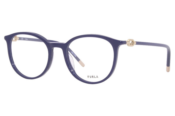 Furla VFU548 Eyeglasses Frame Women's Full Rim Round