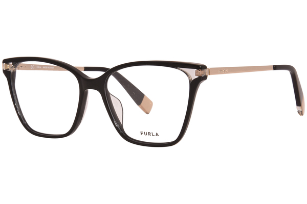  Furla VFU581 Eyeglasses Women's Full Rim Square Shape 