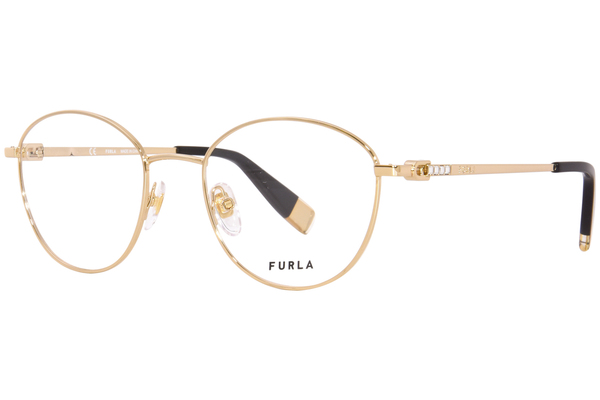  Furla VFU589S Eyeglasses Women's Full Rim Square Shape 