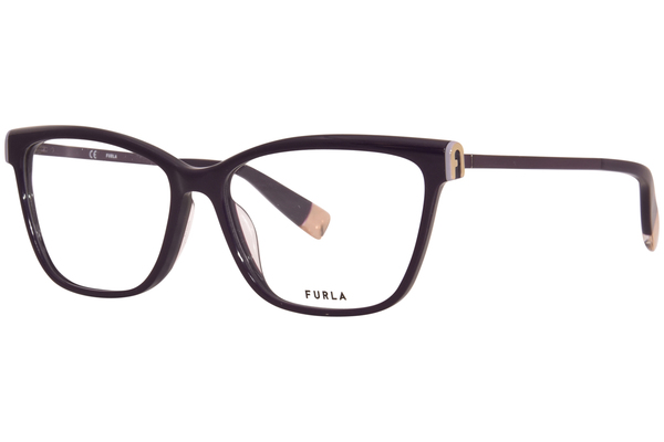  Furla VFU631 Eyeglasses Women's Full Rim Butterfly Shape 