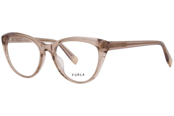  Furla VFU643V Eyeglasses Women's Full Rim Butterfly Shape 