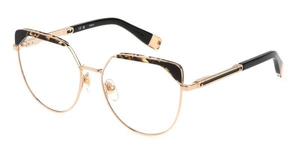 Furla VFU673V Eyeglasses Women's Full Rim Cat Eye