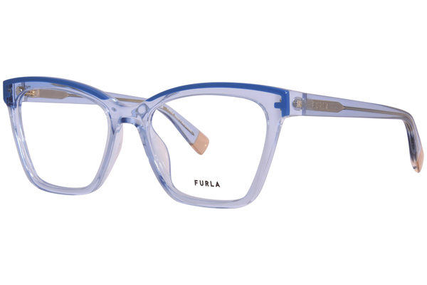  Furla VFU682 Eyeglasses Women's Full Rim Square Shape 