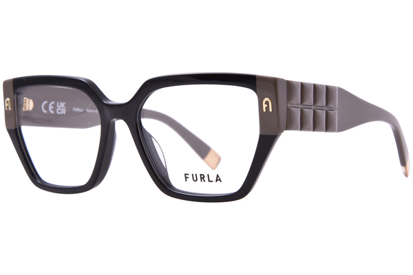  Furla VFU775 Eyeglasses Women's Full Rim Square Shape 