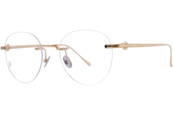 Cartier CT0342O Eyeglasses Rimless Round Shape