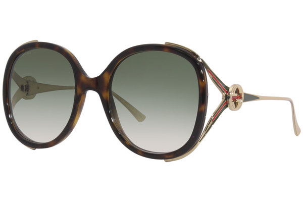  Gucci Women's GG0226SK GG/0226/SK Fashion Round Sunglasses 